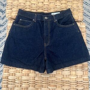 Zara Dark Denim Jean Shorts Size 8